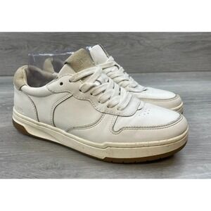 Madewell Court Women's 7.5 White Sneaker Leather Shoes Athletic Flat Minimalist